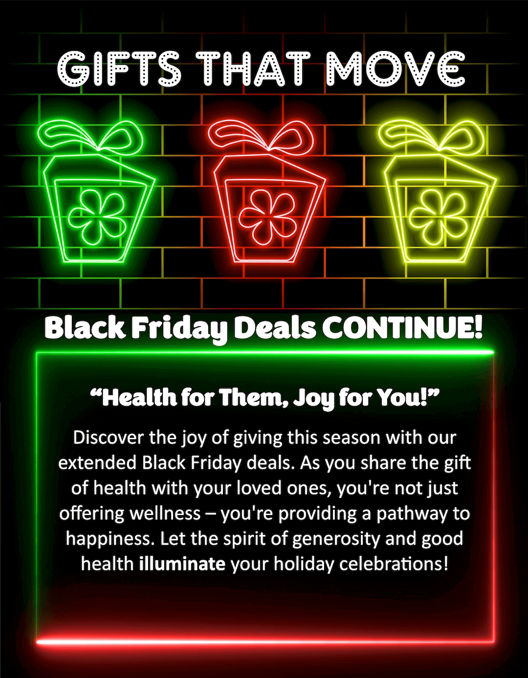 Black Friday Deals continue for the holidays at The Club Kona